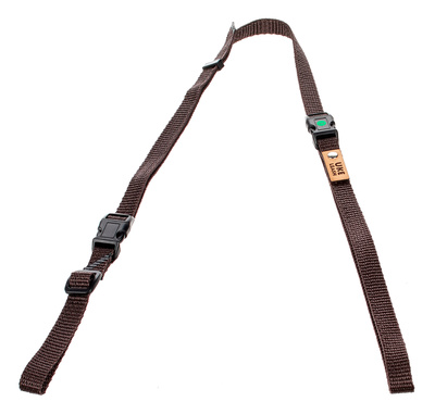 Uke Leash Half Strap Brown Medium ukulelės diržas