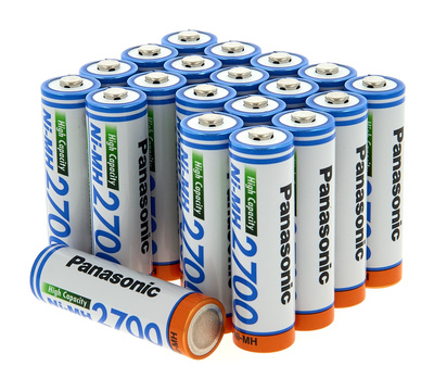 20 NiMH AA Akku 1,2 V 2700 mAh