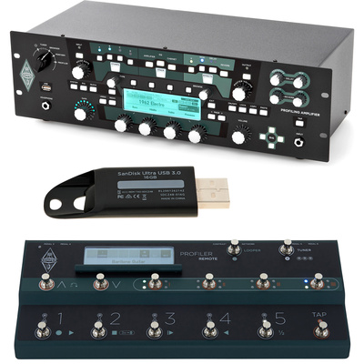 Kemper Profiling Amp Rack BK S elektrinės gitaros preampų komplektas