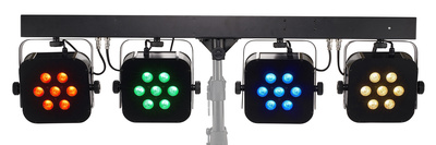 Stairville Stage Quad LED Bundle RGB WW LED apšvietimo komplektas