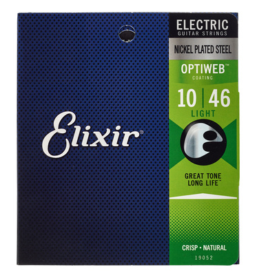 Elixir Optiweb 19052 Light elektrinės gitaros stygos