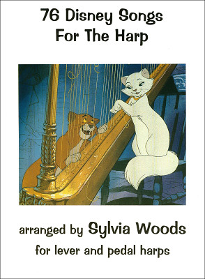 Hal Leonard 76 Disney Songs For The Harp arfos giesmynas
