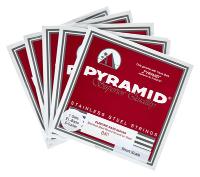 Pyramid short scale 5-string set elektrinės bosinės gitaros stygos