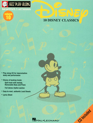 Hal Leonard Jazz Play-Along Disney Classic džiazo pratimai su fonograma