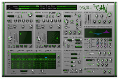 Rob Papen RAW virtualus instrumentas