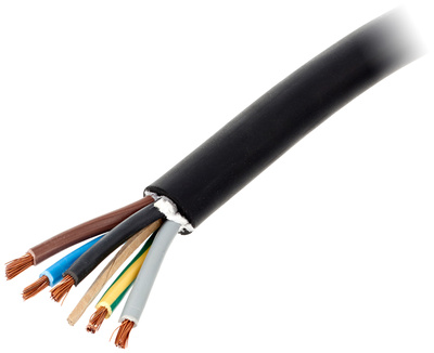 pro snake RubberCable H07RN-F 5x6,0 mm² maitinimo laidas metrais