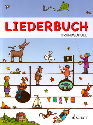 Schott Liederbuch Grundschule mokomoji muzikos medžiaga vaikams