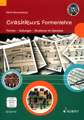 Schott Crashkurs Formenlehre muzikos teorijos ir harmonijos knyga