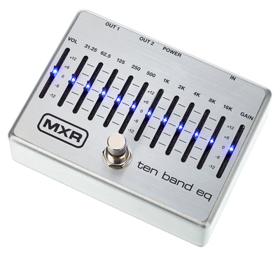 MXR 10 Band Equalizer Silver ekvalaizerio pedalas