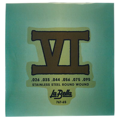 La Bella 767-6S Bass VI elektrinės bosinės gitaros styga