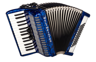 Weltmeister Rubin 30/60/II/3 Blue pianinis akordeonas