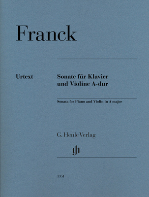 Henle Verlag Franck Violinsonate A-Dur smuiko natos