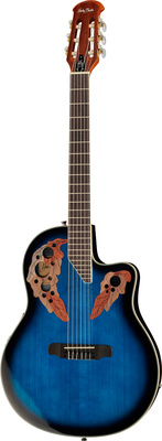 Harley Benton HBO-850 Classic Blue roundback akustinė gitara