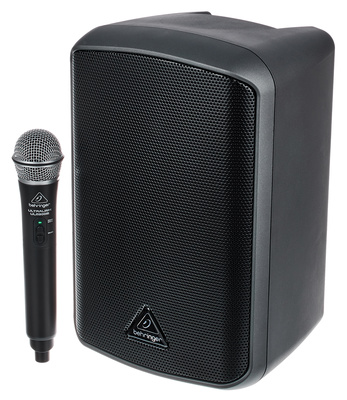 B-Stock, Behringer MPA100BT, aktiver Lautsprecher mit Bluetooth, inclusive Ultralink ULM300USB Mikrofone, eingebauter 100 Watt Verstärker, 1x 6"