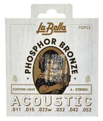 La Bella 7GPCL Phosphor Bronze CL akustinės gitaros stygos