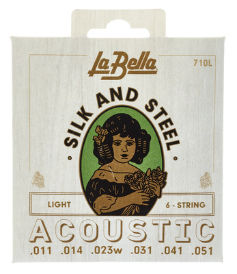 La Bella 710L Silk & Steel L akustinės gitaros stygos