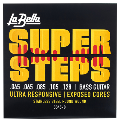 La Bella SS45-B Super Steps M 045 stygos 5 stygų elektrinei bosinei gitarai