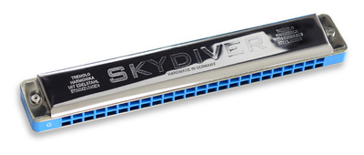 C.A. Seydel Söhne Skydiver Steel Tremolo C tremolo lūpinė armonikėlė