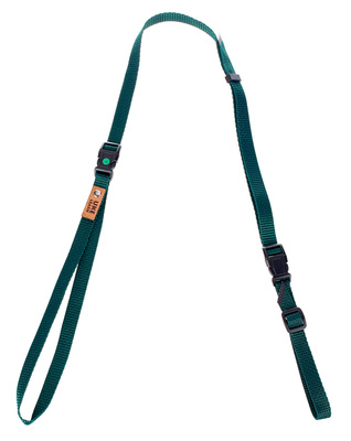 Uke Leash Half Strap Green Medium ukulelės diržas