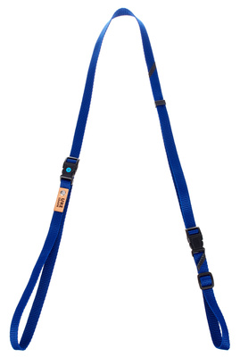 Uke Leash Half Strap Royal Blue Large ukulelės diržas  