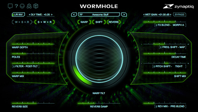 Zynaptiq Wormhole garso efektų priedas