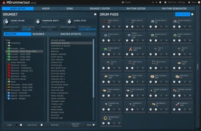 MeldaProduction MDrummer virtualus instrumentas