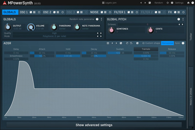 MeldaProduction MPowerSynth virtualus instrumentas