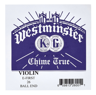 Westminster E Violin 4/4 BE medium 0,26 stygos smuikui