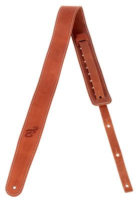Harley Benton Custom Strap 6 Waxy SuedeBrown odinis diržas  