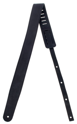 Harley Benton Custom Strap 6 Waxy Suede BK odinis gitaros diržas