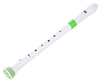 Nuvo Soprano Recorder white-green barokinė sopraninė fleita  