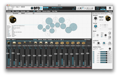 BFD BFD3 virtualus instrumentas ir samplai