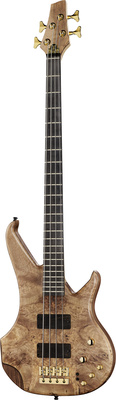 Human Base Max 4 Walnut Burl keturstygė bosinė gitara