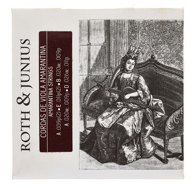 Roth & Junius Viola Amarantina smuiko stygos  