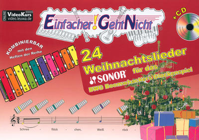 LeuWa-Verlag 24 Weihnachtslieder Sonor BWG mokomoji muzikos medžiaga vaikams