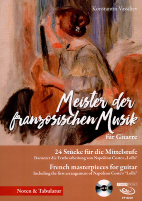 Fingerprint Meister der französichen Musik klasikinės gitaros literatūra