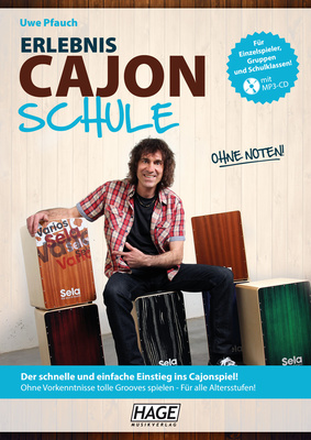 Hage Musikverlag Cajon Schule ohne Noten mušamųjų pamokų knyga