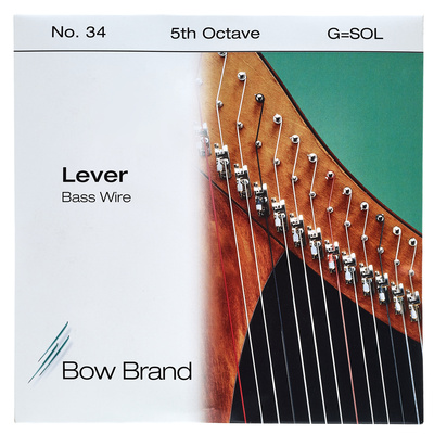 Bow Brand BW 5th G Harp Bass Wire No.34 arfų styga