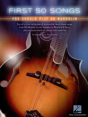 Hal Leonard 50 Songs You Should Mandolin mokomoji knyga