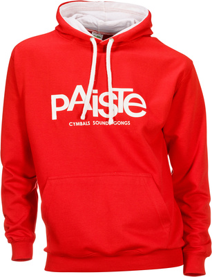 Paiste Contrast Hoody Red L džemperis
