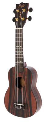 B-Stock, Flight Soprano DUS460 Amara, Sopran Ukulele, Decke Amara, Boden & Zargen Amara, Hals Okoume, Griffbrett Walnuss, DOT-Einlagen am 5., 7. und