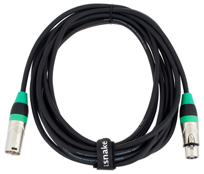 pro snake TPM 5,0 CC žalias mikrofono laidas
