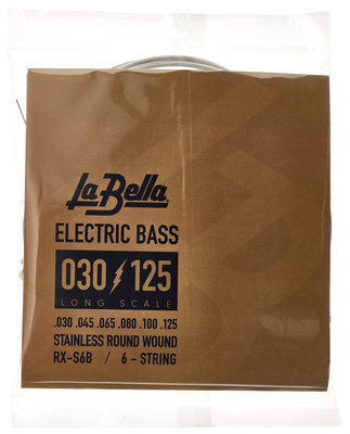 La Bella RX-S6B Bass RWSS 6-stygės elektrinės bosinės gitaros stygos