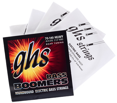 GHS Bass Boomers 70-140 Heavy elektrinės bosinės gitaros stygos  