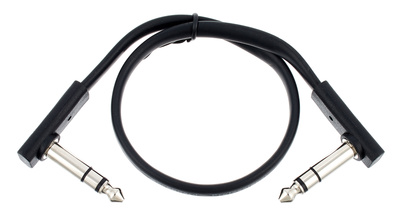 Rockboard Flat TRS Cable 30 cm BK instrumentinis laidas