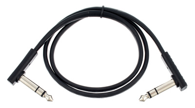 Rockboard Flat TRS Cable 60 cm BK instrumentinis laidas  