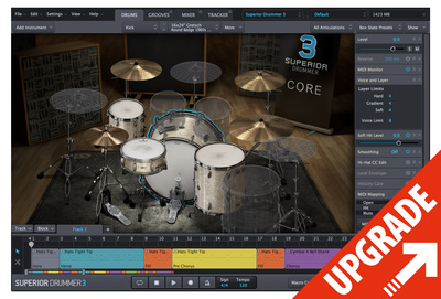 Toontrack Superior Drummer 3 Crossgrade programinė įranga  