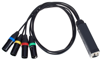 Stairville RJ45 DMX Shuttle Snake MX4-5p skirstytuvas-adapteris 