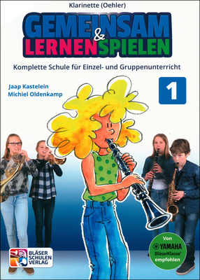Bläser-Schulen-Verlag Gemeinsam Lernen 1 Cl Oehler mokomoji literatūra pučiamiesiems instrumentams