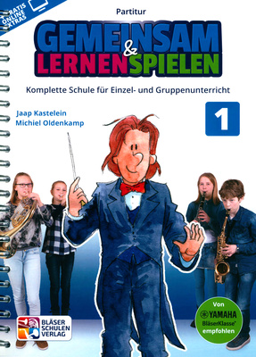 Bläser-Schulen-Verlag Gemeinsam Lernen 1 natų partitūra